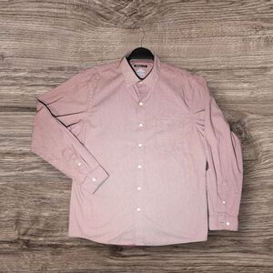 Van Heusen Men's Light Pink Button Down Shirt